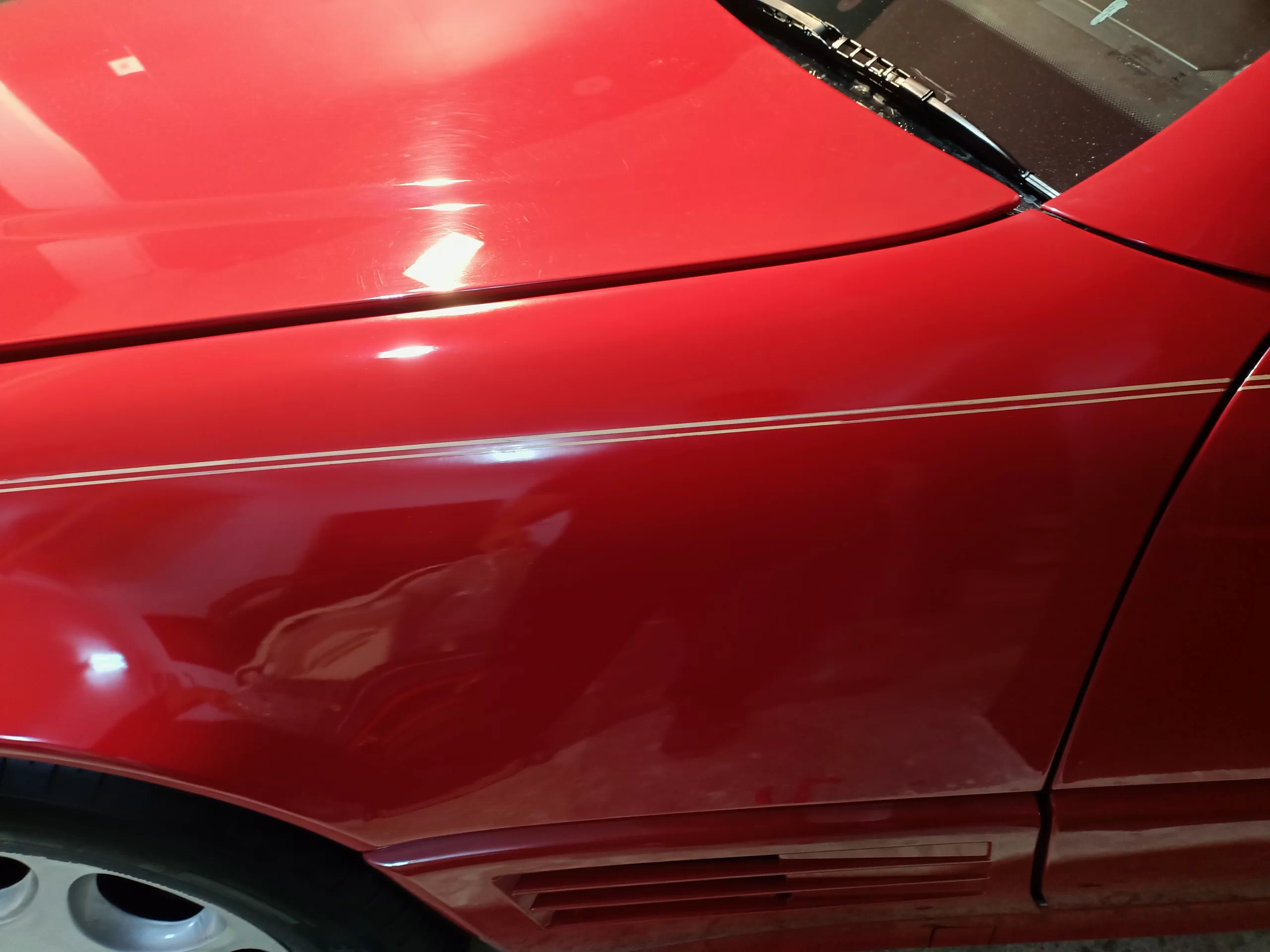 MB 500 SL aripa st după corectie lac