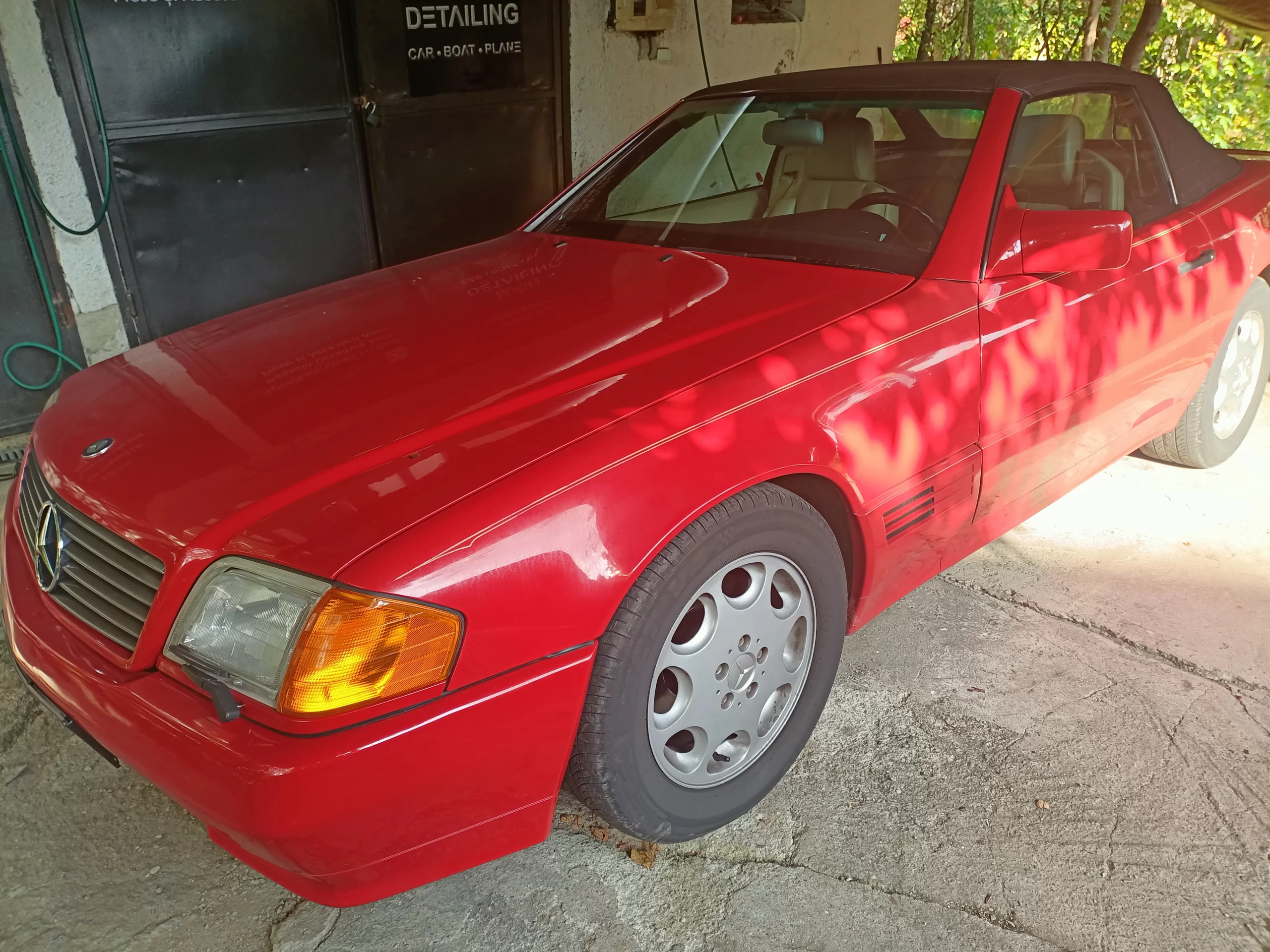 Mercedes 500 SL la polish